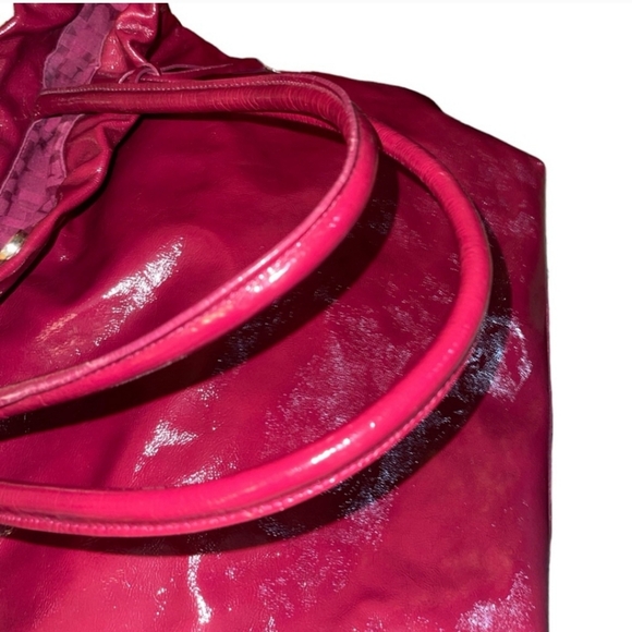 FURLA Patent Leather Hobo EUC - Picture 5 of 14